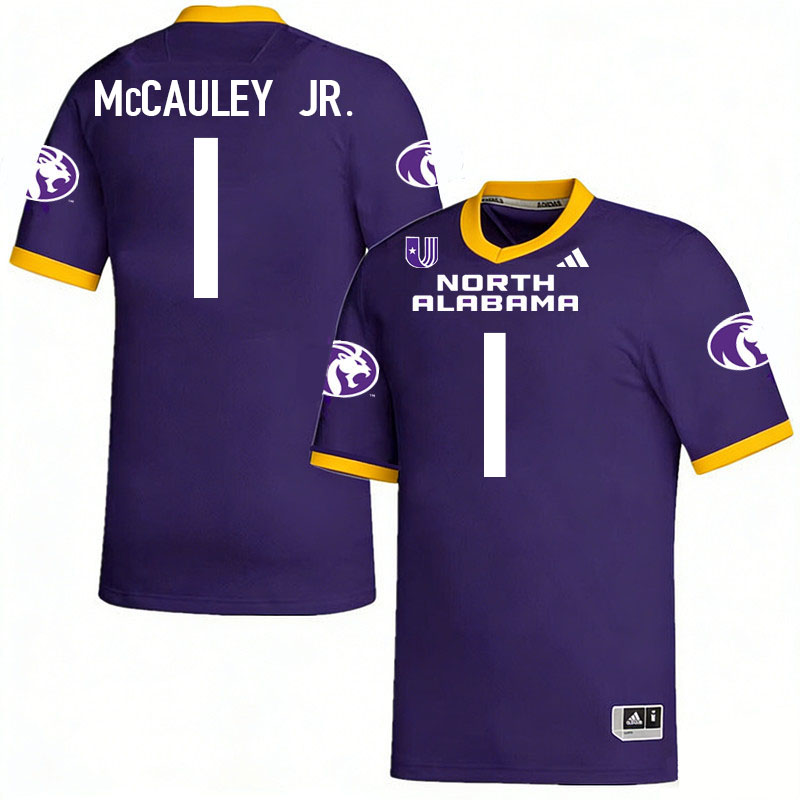 North Alabama Lions #1 Tango McCauley Jr. College Football Jerseys,Uniforms Stitched-Purple North Alabama Lions #1 Tango McCauley Jr. College Football Jerseys,Uniforms Stitched-Purple